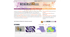 Desktop Screenshot of project10.artthread.org