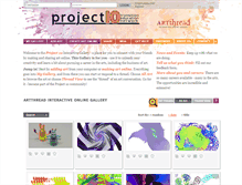 Tablet Screenshot of project10.artthread.org